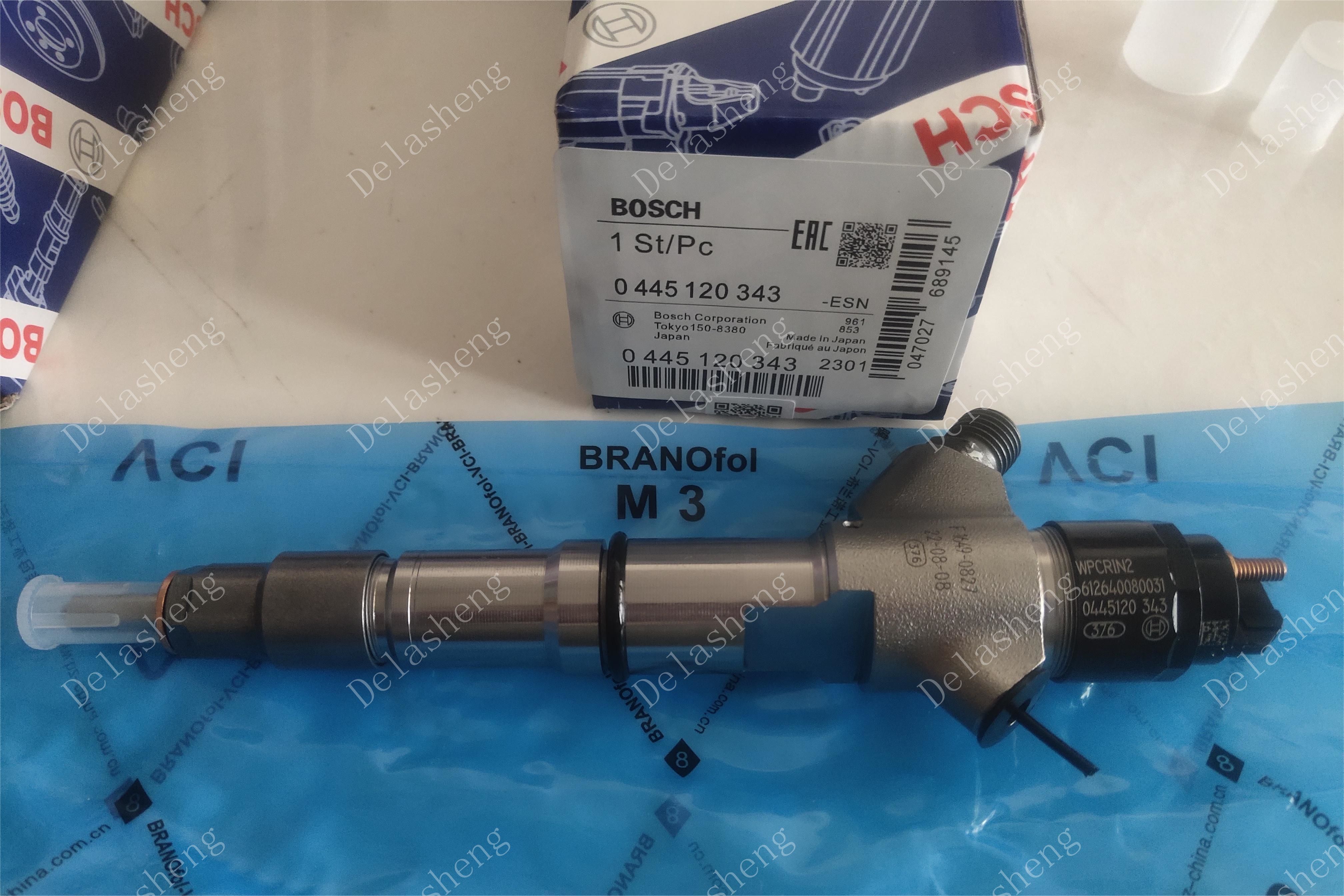 0445120343 INJECTOR WP10 Евро-4  (BOSCH 0445120343) SHAANXI (612640080031)