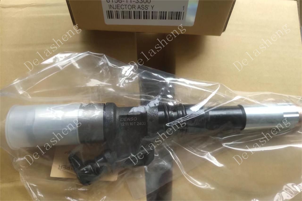 Diesel Fuel Common Rail Injector 095000-1211/ 6156-11-3300 KOMATSU PC400-7